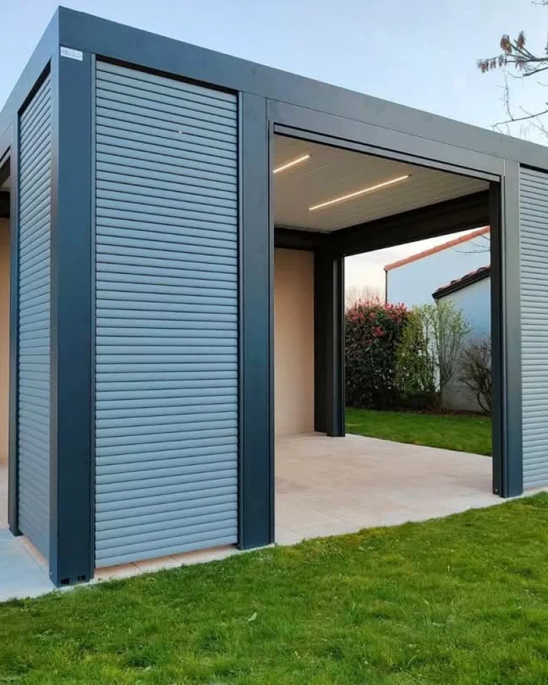 Réalisation de pergolas et vérandas par JMS, menuisier à Saint-Hilaire-le-Vouhis
