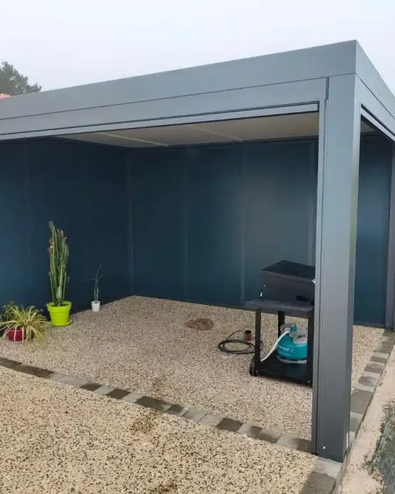 Réalisation de pergolas et vérandas par JMS, menuisier à Saint-Hilaire-le-Vouhis